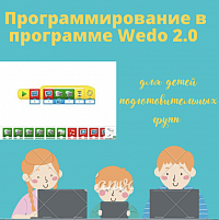 Программирование в программной среде  WeDo 2.0 с детьми подготовительной группы
