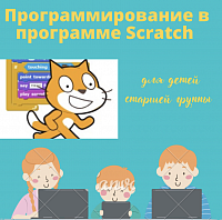 Программирование в программе Scratch с детьми старшей группы